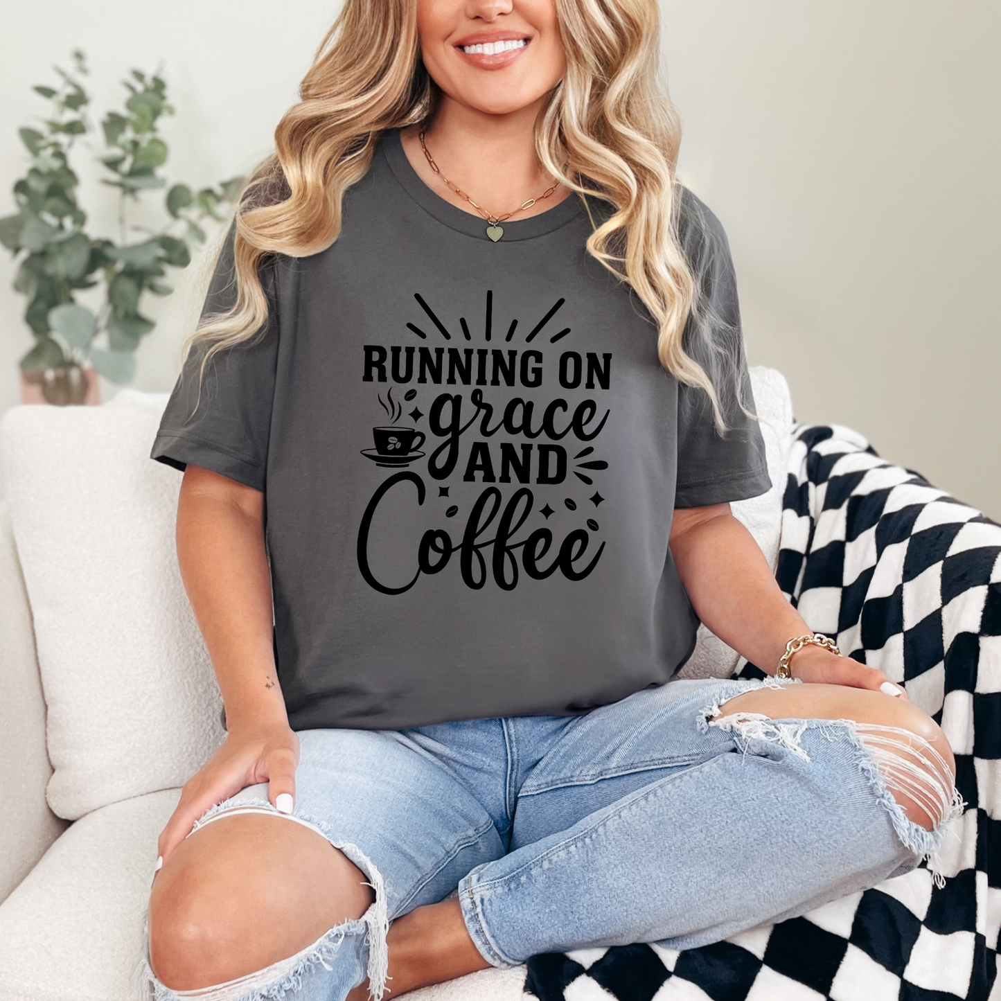 Grace and Coffee Graphic Tee