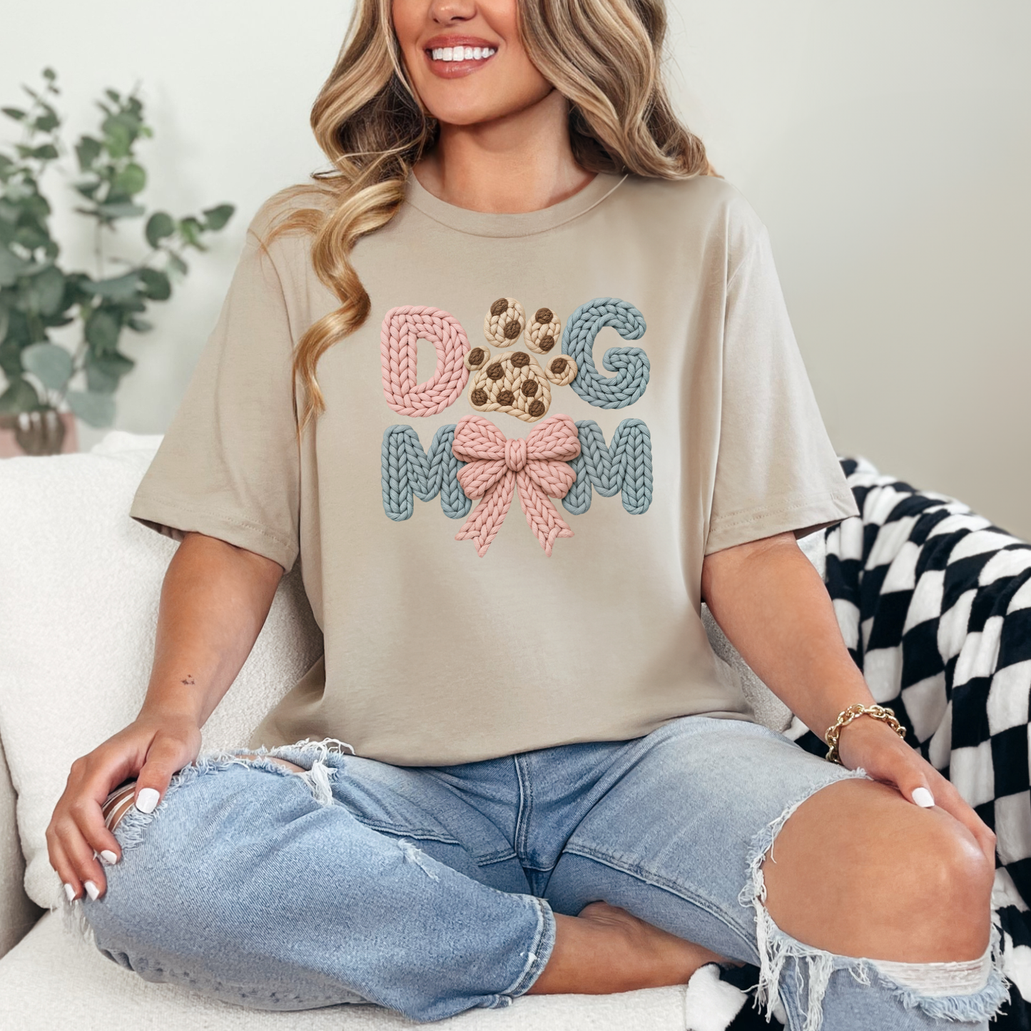 Yarn Dog Mom Graphic Tee