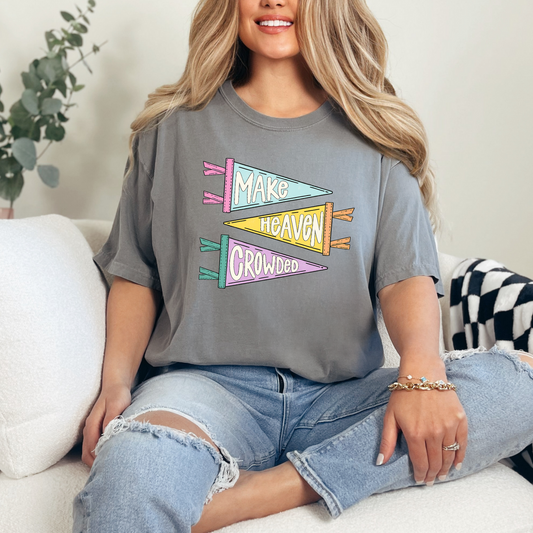 Make Heaven Crowded Flags Graphic Tee