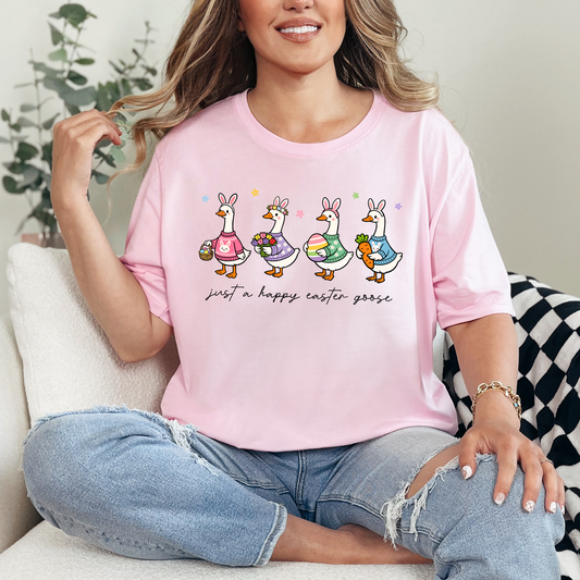 Happy Easter Goose Graphic Tee