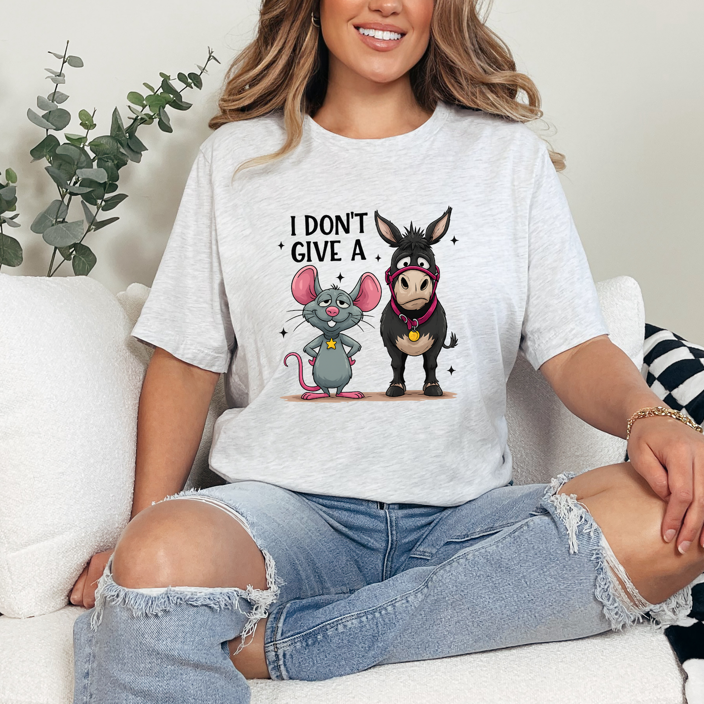 Don't Give a Mouse Donkey Graphic Tee