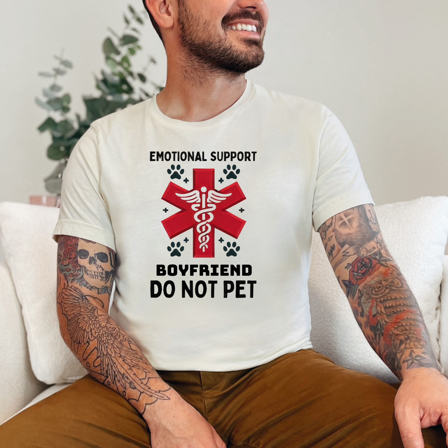 Emotional Support Boyfriend Graphic Tee