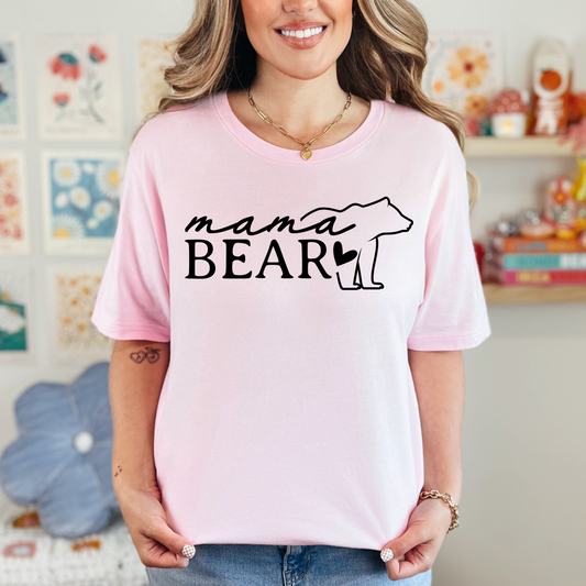 Mama Bear Silhouette Graphic Tee or Sweatshirt