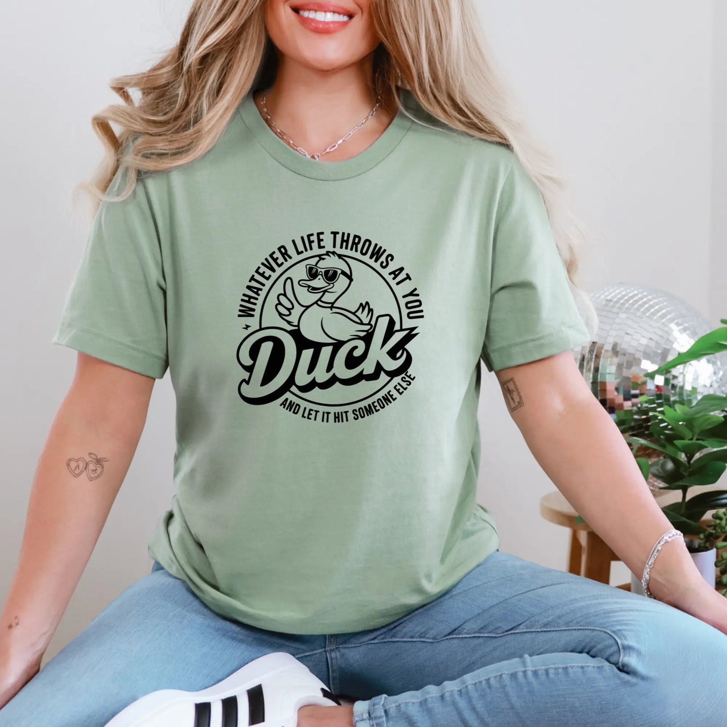Duck and Let it Hit Someone Else Graphic Tee