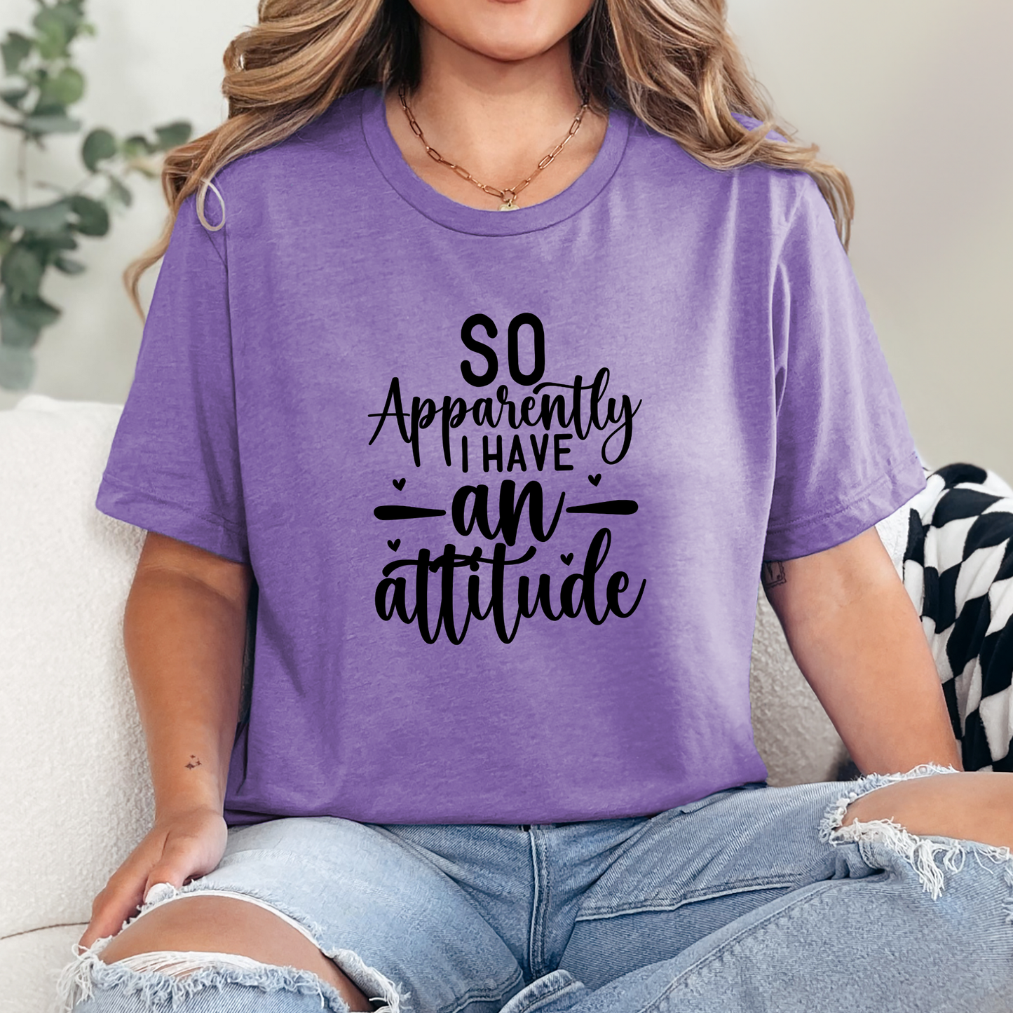 Apparently I Have an Attitude Graphic Tee