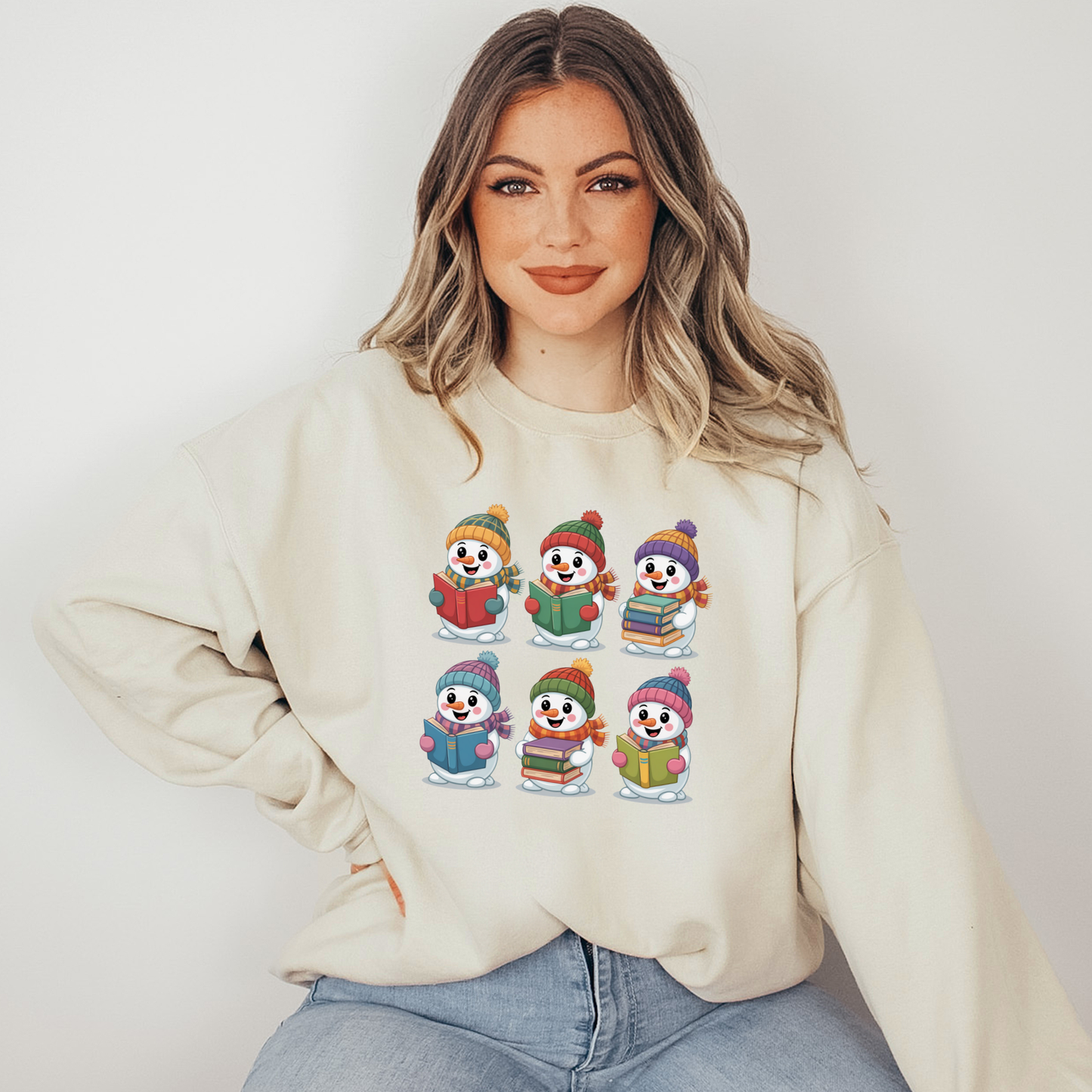 Reading Snowmen Sweatshirt