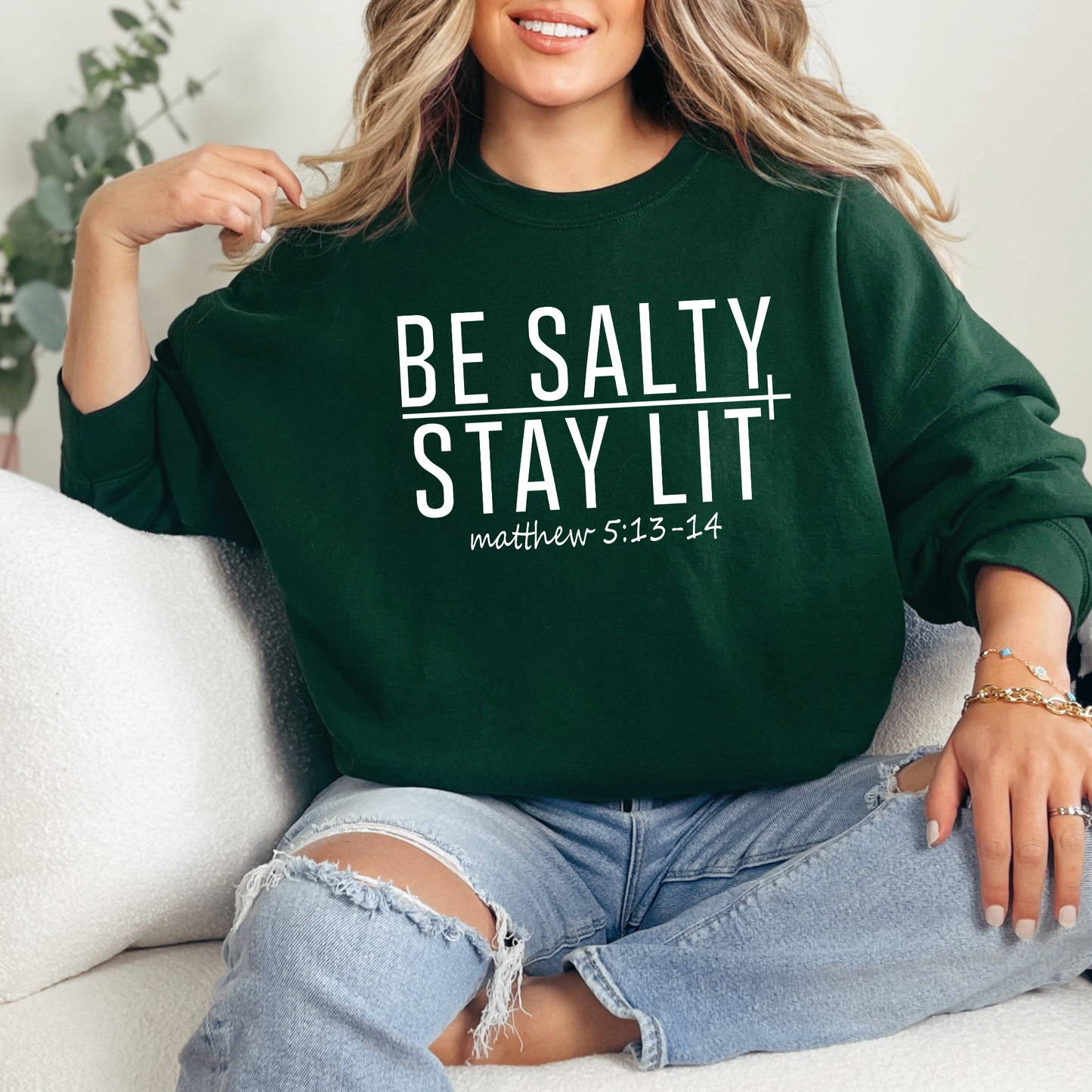 Be Salty Stay Lit Sweatshirt