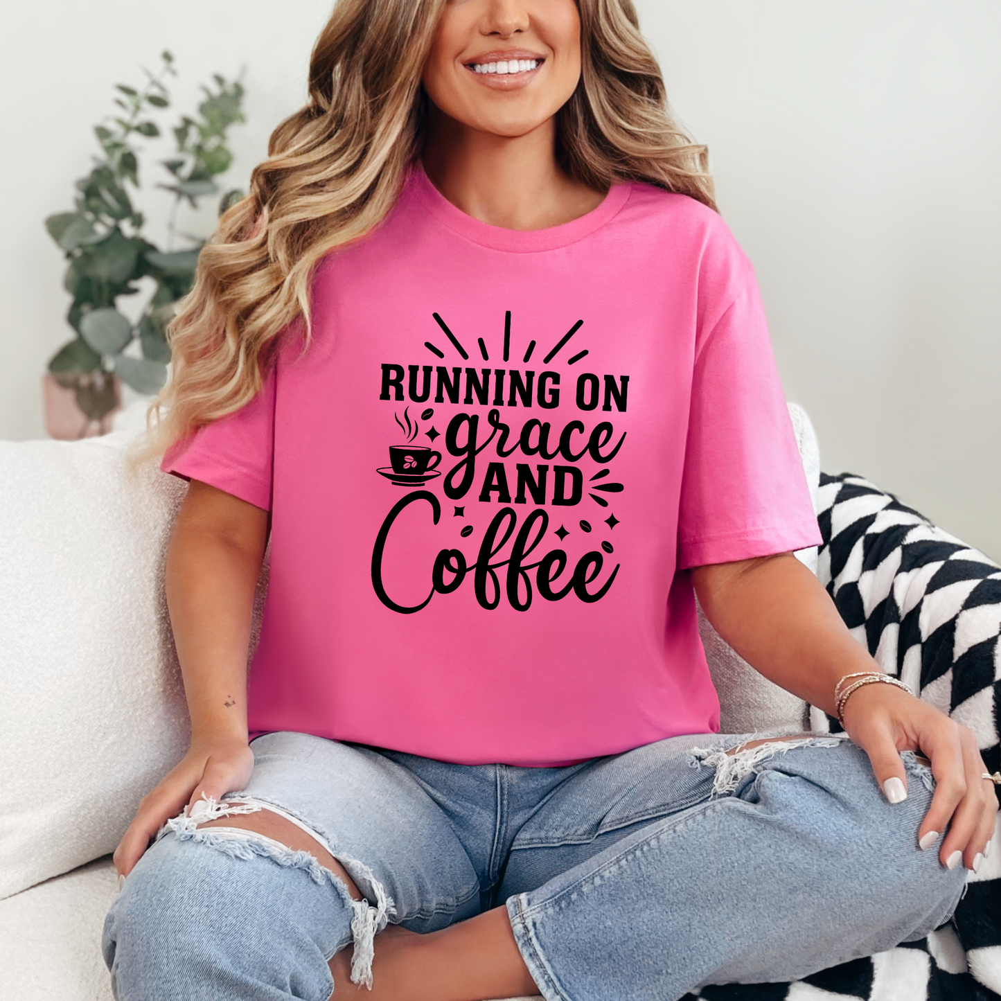 Grace and Coffee Graphic Tee