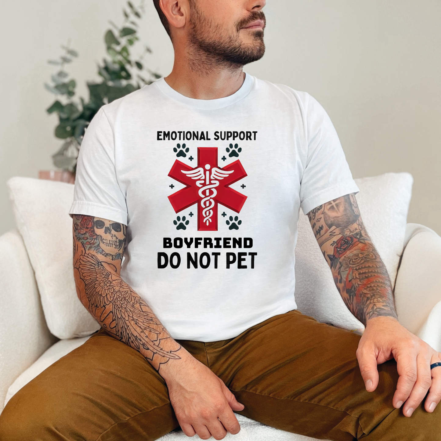Emotional Support Boyfriend Graphic Tee