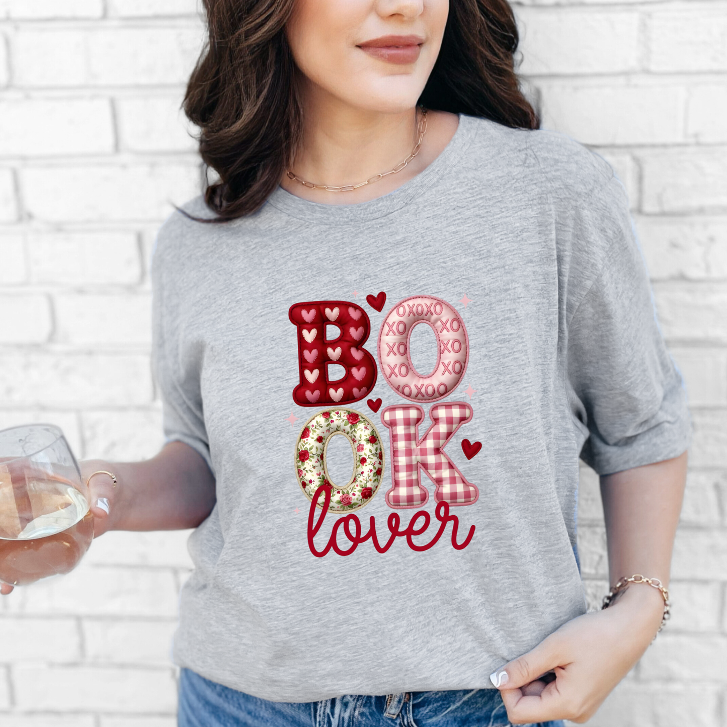 Valentine Book Lover Graphic Tee