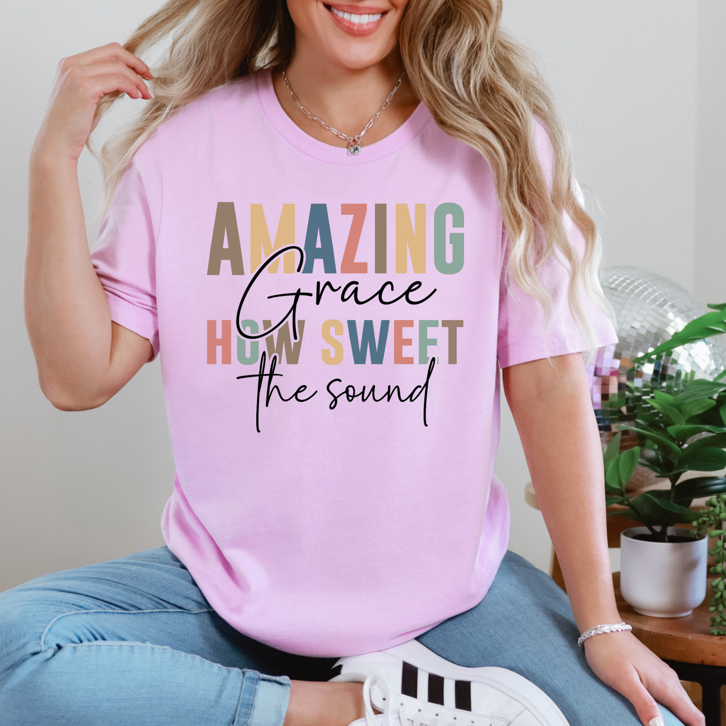 Amazing Grace How Sweet the Sound Graphic Tee