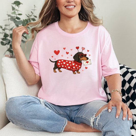 Valentine Dog Breeds Graphic Tee