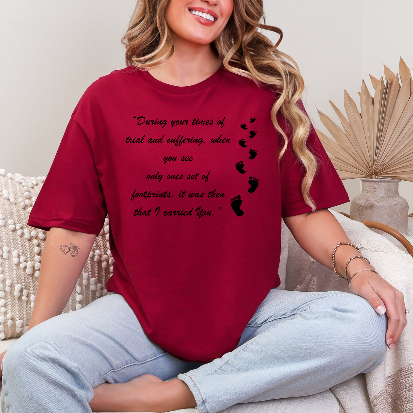 Footprints in the Sand Graphic Tee