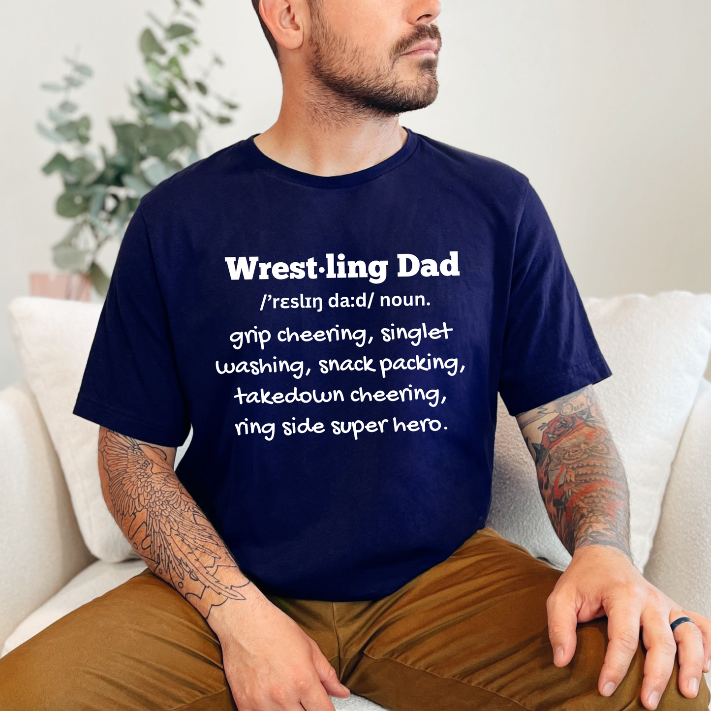 Wrestling Family Sweatshirt or Graphic Tee