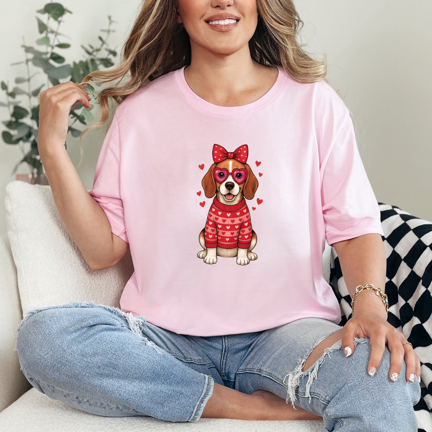 Valentine Dog Breeds Graphic Tee