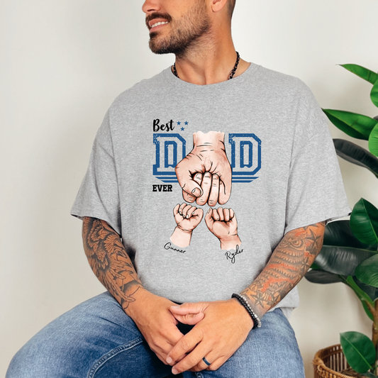 Best Dad Ever Fists Custom